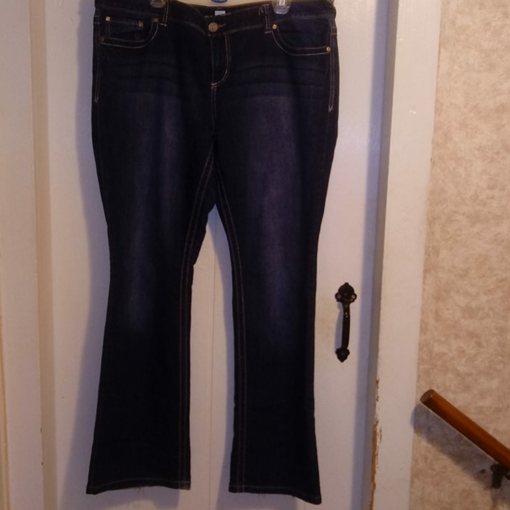 MAURICES DARK BOOT CUT
